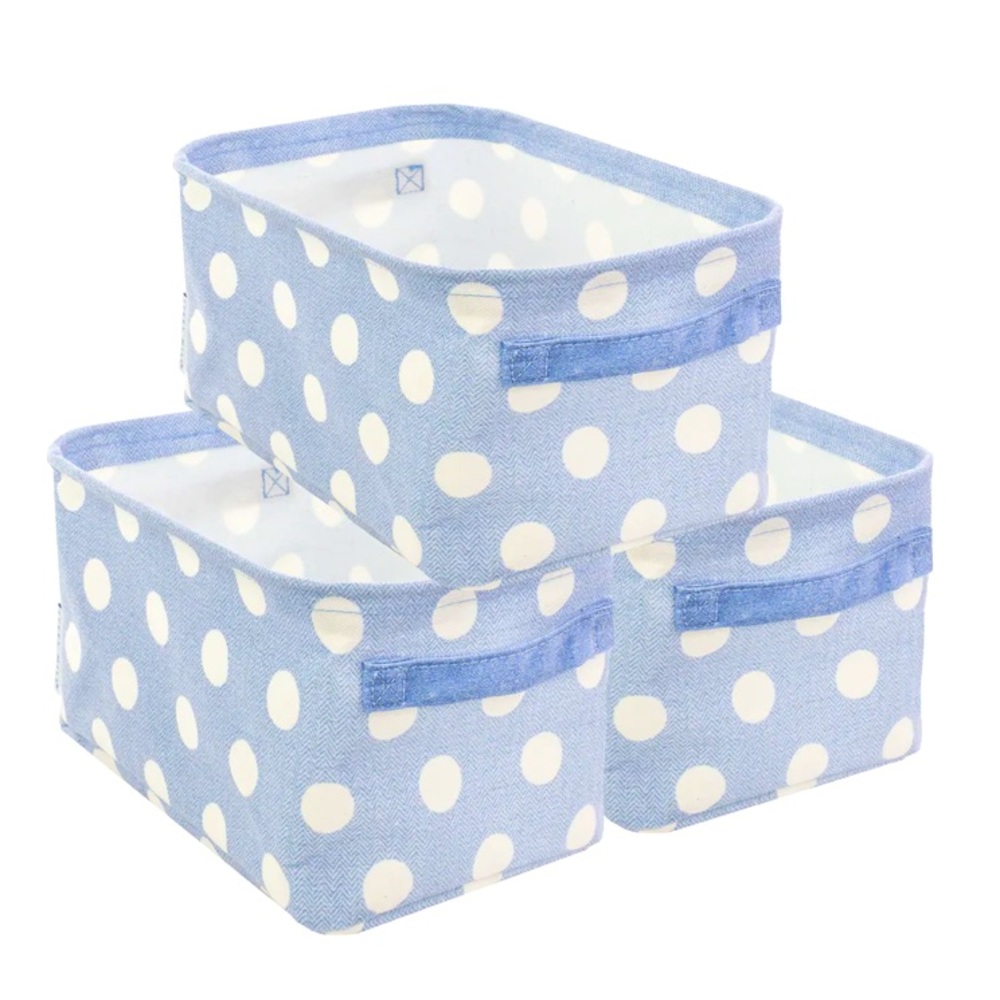 Steel Mill & Co Decorative Storage Bins- Set of 3